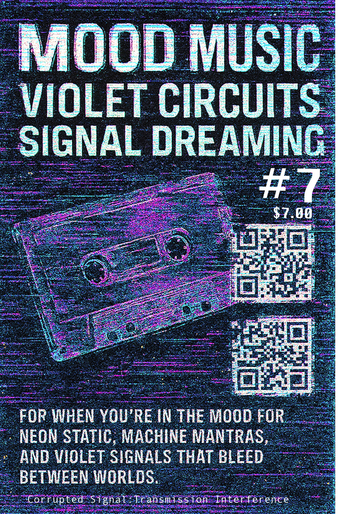 Cover art for Mood Music #7 — Violet Circuits / Signal Dreaming